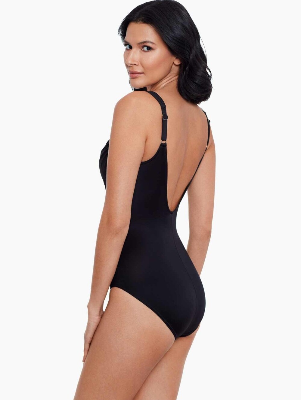 Miraclesuit Siren One Piece Swimsuit Size 20W Black - Picture 2 of 6